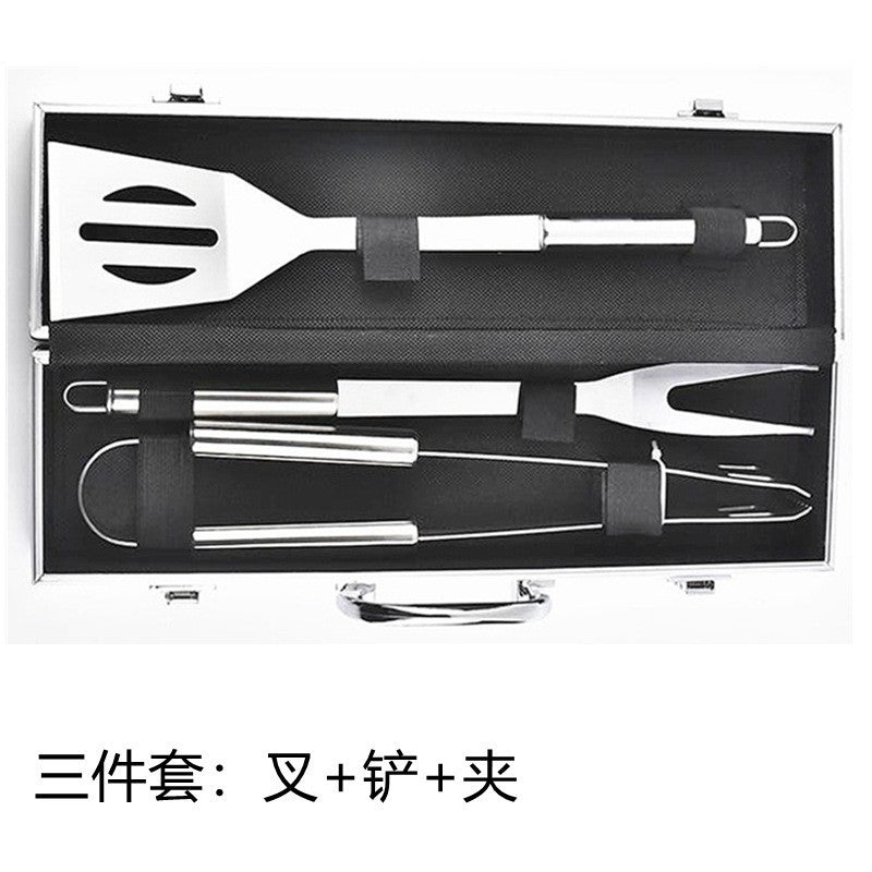Set utensili da barbecue con valigetta in alluminio – dettaglio 6