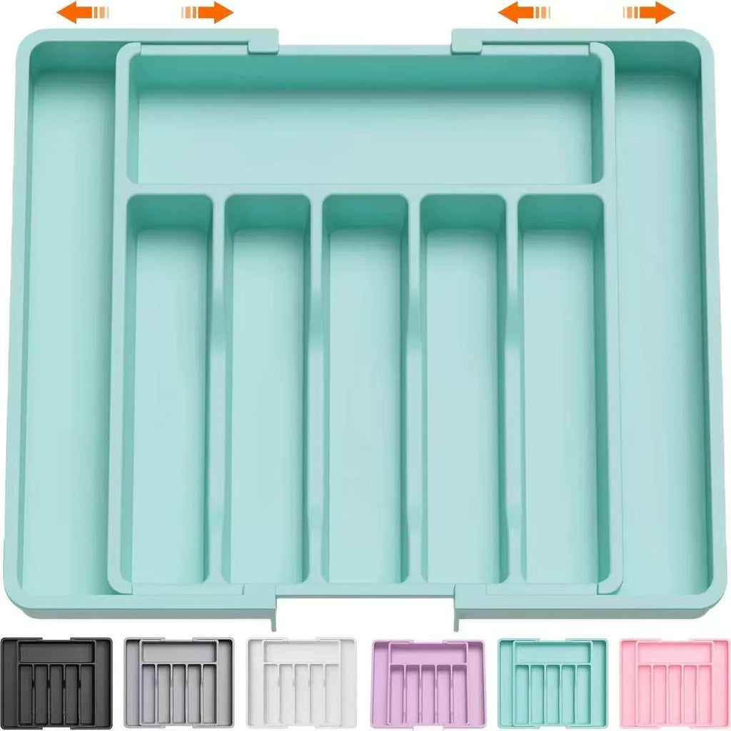 Portaposate estensibile da cassetto, bianco, grigio o nero – dettaglio 7