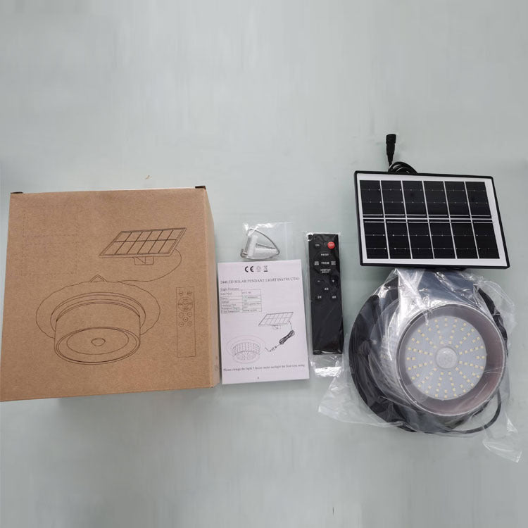 Lampadario solare ad anello 244 LED da esterno – foto 2
