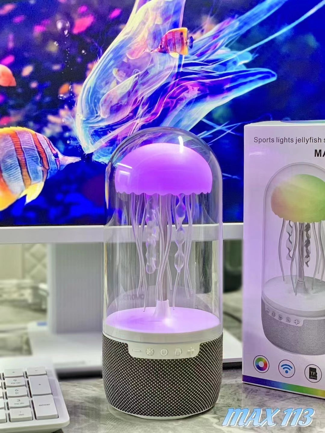 Cassa Bluetooth medusa con luce d'atmosfera – foto 6