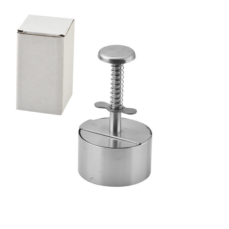 Pressa per hamburger in acciaio inox, cinque diametri – dettaglio 6