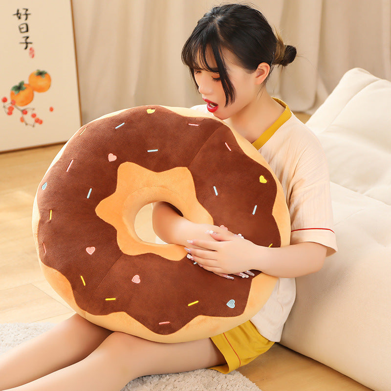 Cuscino peluche a forma di ciambella per divano – foto 4