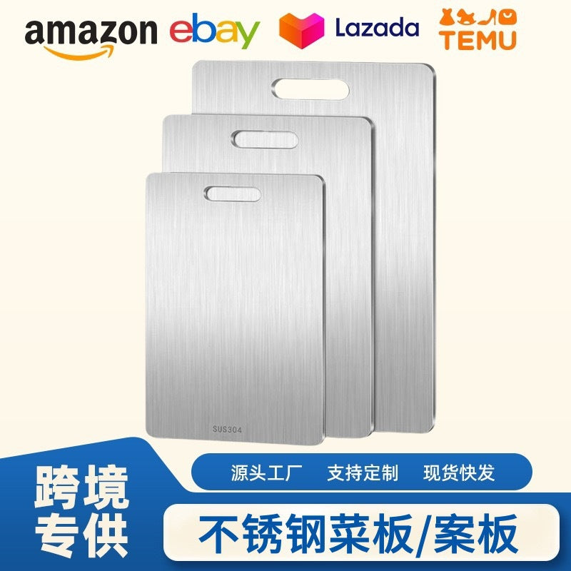 Tagliere in acciaio inox antibatterico, extra large