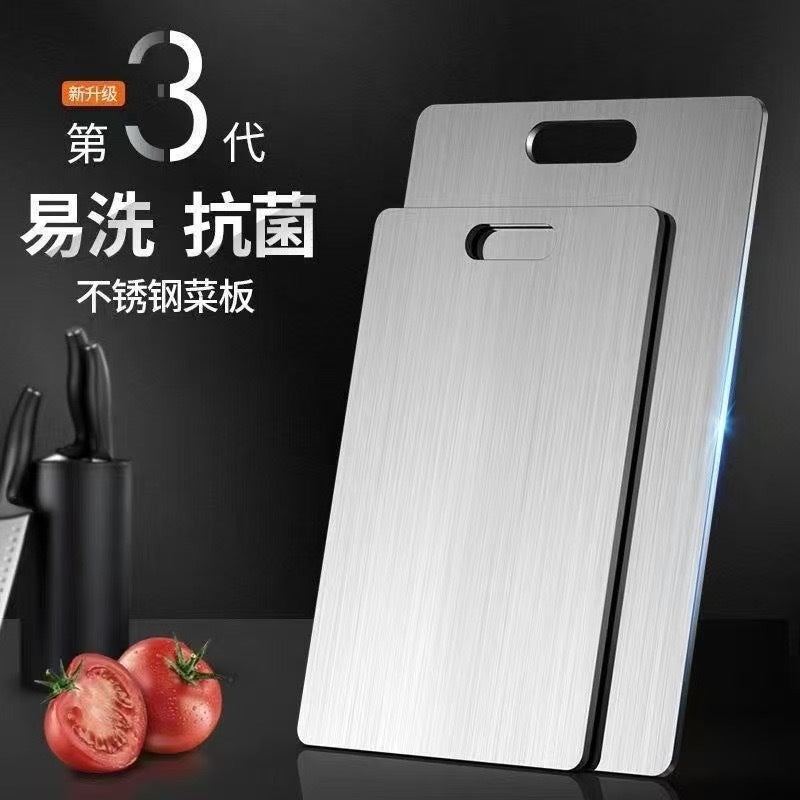 Tagliere in acciaio inox antibatterico, extra large – foto 4
