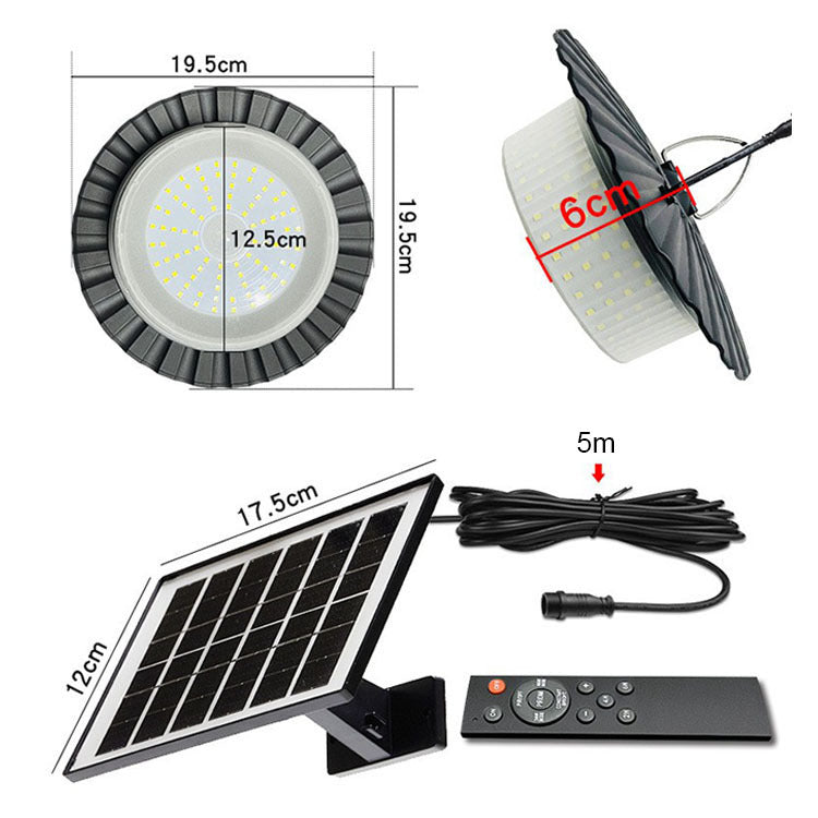 Lampadario solare ad anello 244 LED da esterno – foto 3
