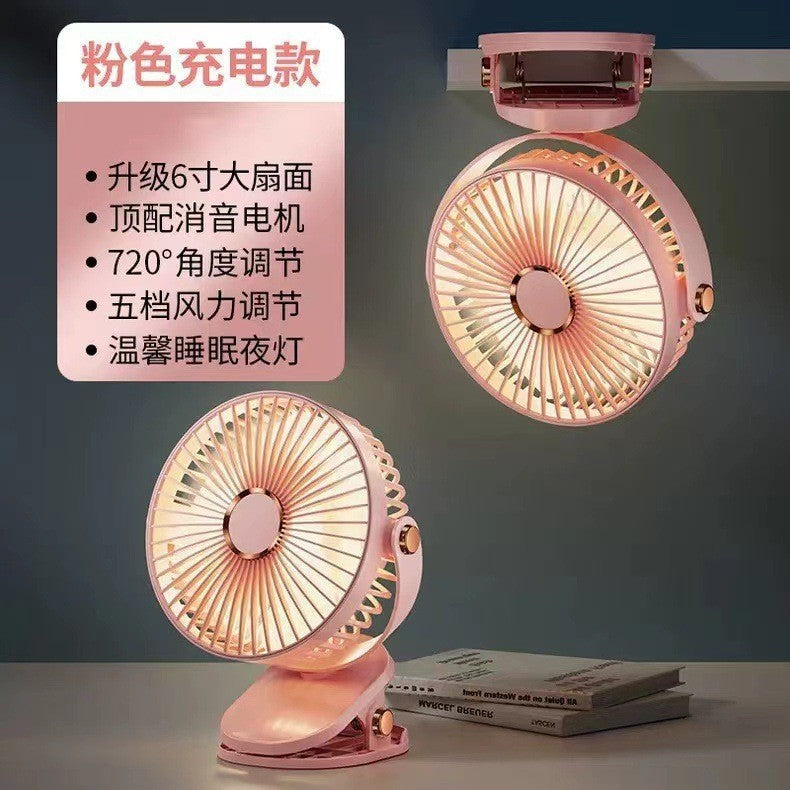Ventilatore a clip USB ricaricabile e silenzioso – foto 8