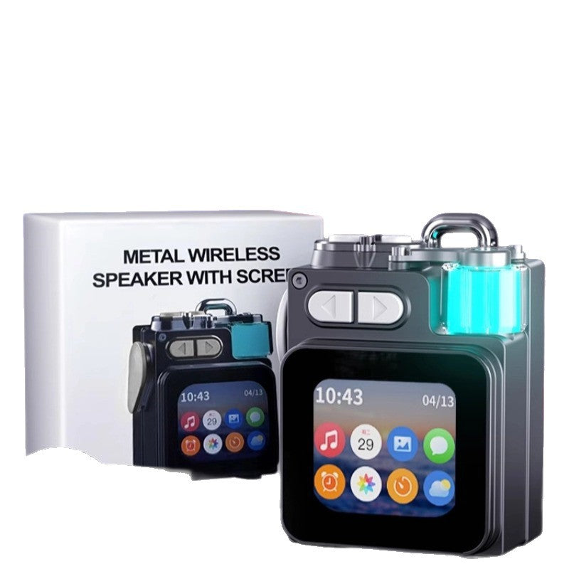 Cassa Bluetooth in metallo con luce d'atmosfera – dettaglio 4