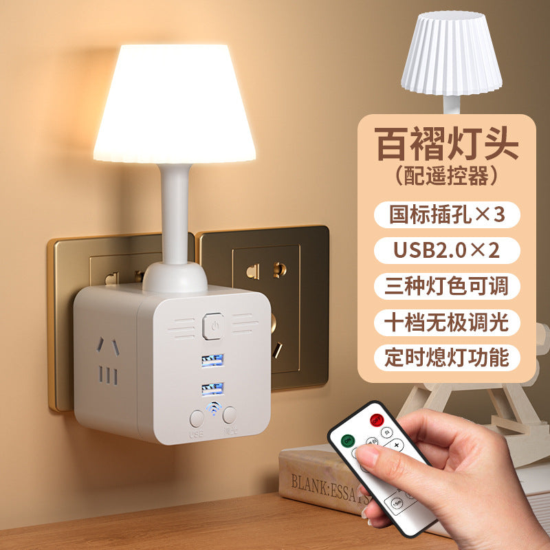 Luce notturna da presa con telecomando, luna soft – foto 7