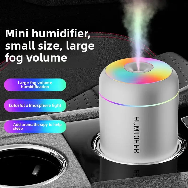Umidificatore USB mini con luce d'atmosfera – dettaglio 1