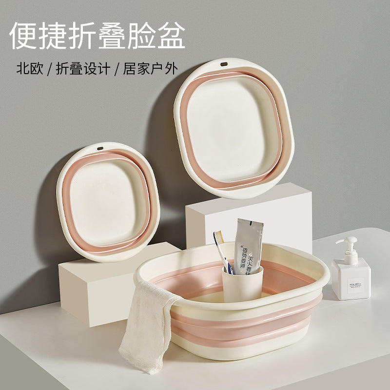 Bacinella pieghevole in silicone, tre misure