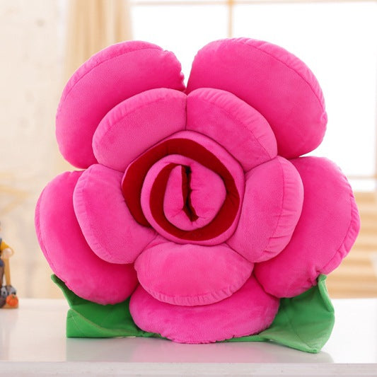Cuscino peluche a forma di rosa 3D per divano – foto 11