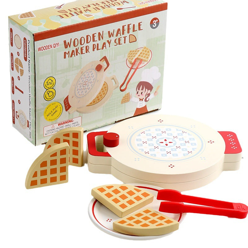 Cucina giocattolo in legno: caffè, tostapane, frullatore – dettaglio 4