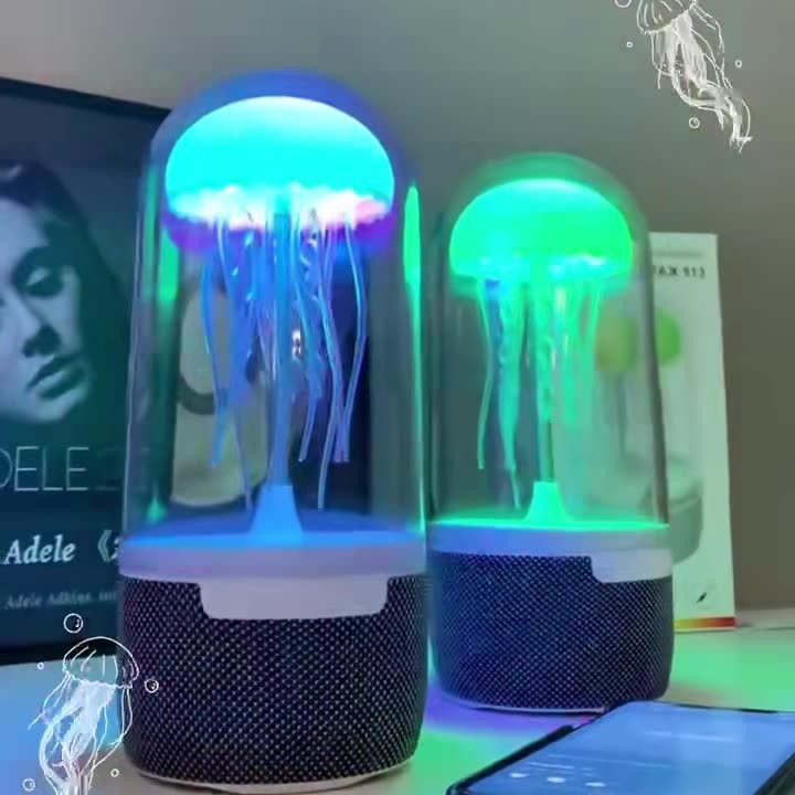 Cassa Bluetooth medusa con luce d'atmosfera – foto 2