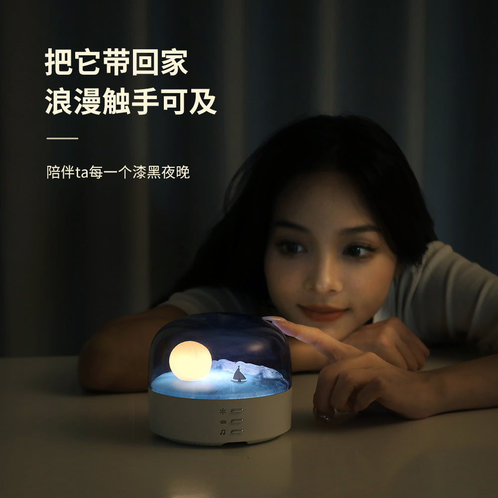 Luce notturna luna con cassa Bluetooth – foto 2