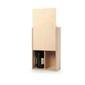 Cassetta portabottiglie in legno di balsa a 2 posti (kit da 5)