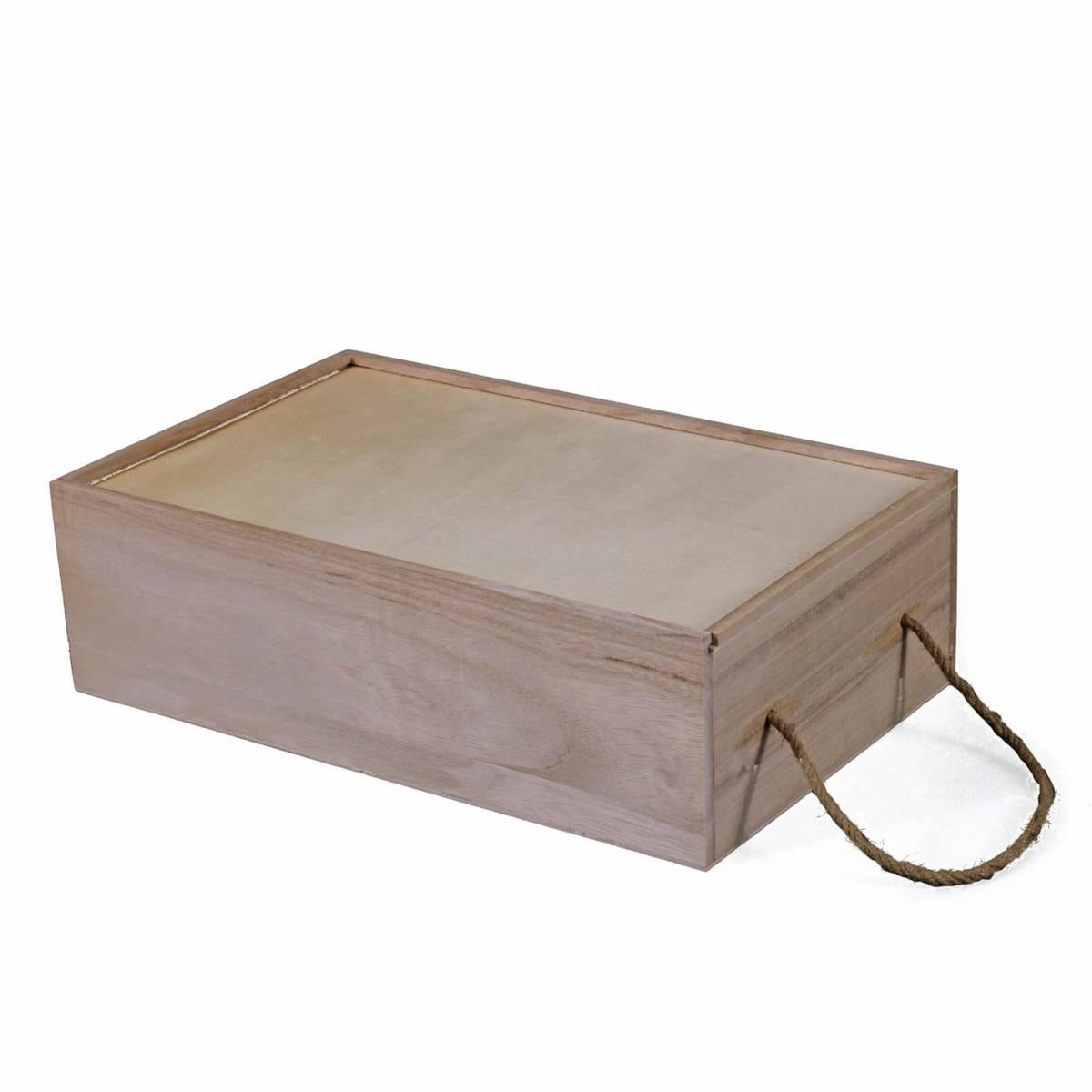 Cassetta balsa porta vasetti 4 posti, 22x11x35 cm