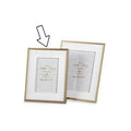Portafoto bianco e oro (kit da 10)