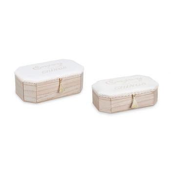 Scatola porta gioie enjoy, 24x8x14/19x6x12 cm