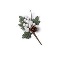 Pick decorativo natalizio neve (kit da 10)
