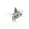 Pick decorativo argento per pacchi e piante (kit da 10)