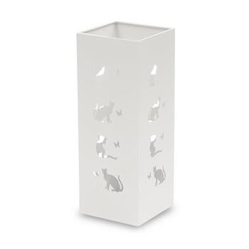 Portaombrelli bianco con gatti