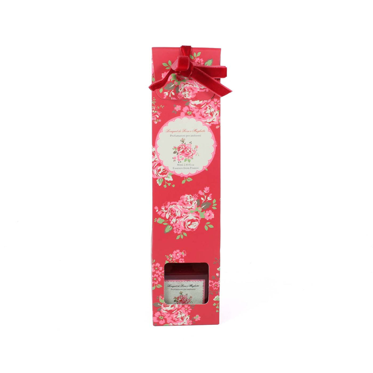 Profumatore diffusore fragranza rose, 6x6H25 cm (kit da 10)