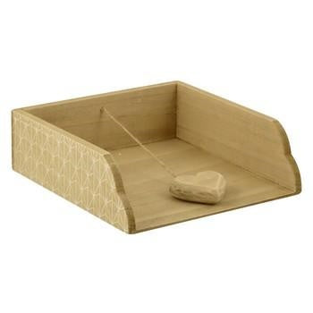 Portatovaglioli in legno bianco (kit da 5)