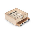 Portatovaglioli in legno (kit da 5)