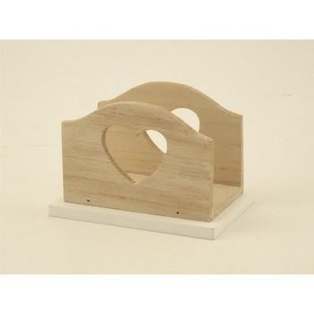 Portatovaglioli in legno naturale (kit da 10)