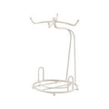 Espositore 4 tazzine ferro bianco