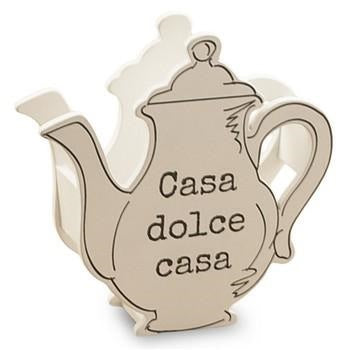 Portatovaglioli caffettiera bianco (kit da 5)