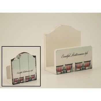 Portatovaglioli in legno Mare, 11x6H11,5 cm (kit da 10)