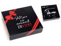 Confezione regalo a tema vino con kit per amante di vino con 4 accessori