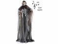 Personaggi Halloween zombie con piedistallo con luci e suoni, m 1,80 H