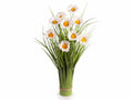 Piante ornamentali artificiali di fiori da appoggiare, set da 2 pezzi, Ø 7,5 cm x 53 H