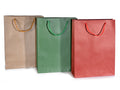 Sacchetti grandi in carta colorata con manici, ideali per confezioni regalo, set da 30 pezzi, cm 24,5 x 9,5 x 33 H