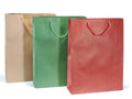 Buste regalo di dimensione maxi in carta naturale colorata con manici, set da 24 pezzi, cm 31,5 x 10 x 42 H