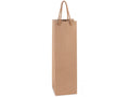 Buste sacchetti portabottiglia in carta naturale con manici, ideali, set da 40 pezzi, cm 10,5 x 11 x 36 H