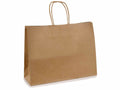 Sacchetti / buste medie orizzontali in carta naturale kraft riciclata, set da 45 pezzi, cm 32 x 11 x 25 H