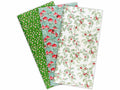 Fogli carta regalo di Natale con stampe natalizie ad agrifoglio, cm 70 x 100 H