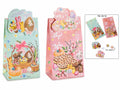 Sacchetti pasquali in carta alimentare senza manici con sticker di chiusura, set da 36 pezzi, cm 12 x 8 x 23 H