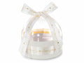 Scatole in carta bianca per confezioni / bomboniere con sfera trasparente, set da 20 pezzi, Ø 8,5 cm x 8 H