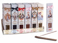 Stick incenso con portaincenso in legno con fiocchetto e stampa religiosa /, set da 36 pezzi, Stick: cm 25,5 H