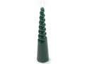 Candele elettroniche di Natale in cera verde con fiamma LED in movimento, dal, set da 6 pezzi, Ø 5 cm x 25 H