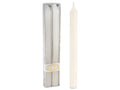 Set di 12 candele stelo color avorio in scatola da due pezzi, Ø 2 cm x 25 H
