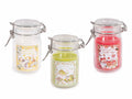 Candele profumate dolcetti in vasetto di vetro con chiusura ermetica, set da 6 pezzi, Ø 7 cm x 11,5 H