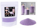 Cera in sabbia viola lavanda in confezione singola - Kit fai da te, set da 4 pezzi, -