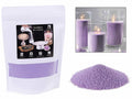 Cera in sabbia viola lavanda in confezione singola - Kit fai da te, set da 2 pezzi, 500 g
