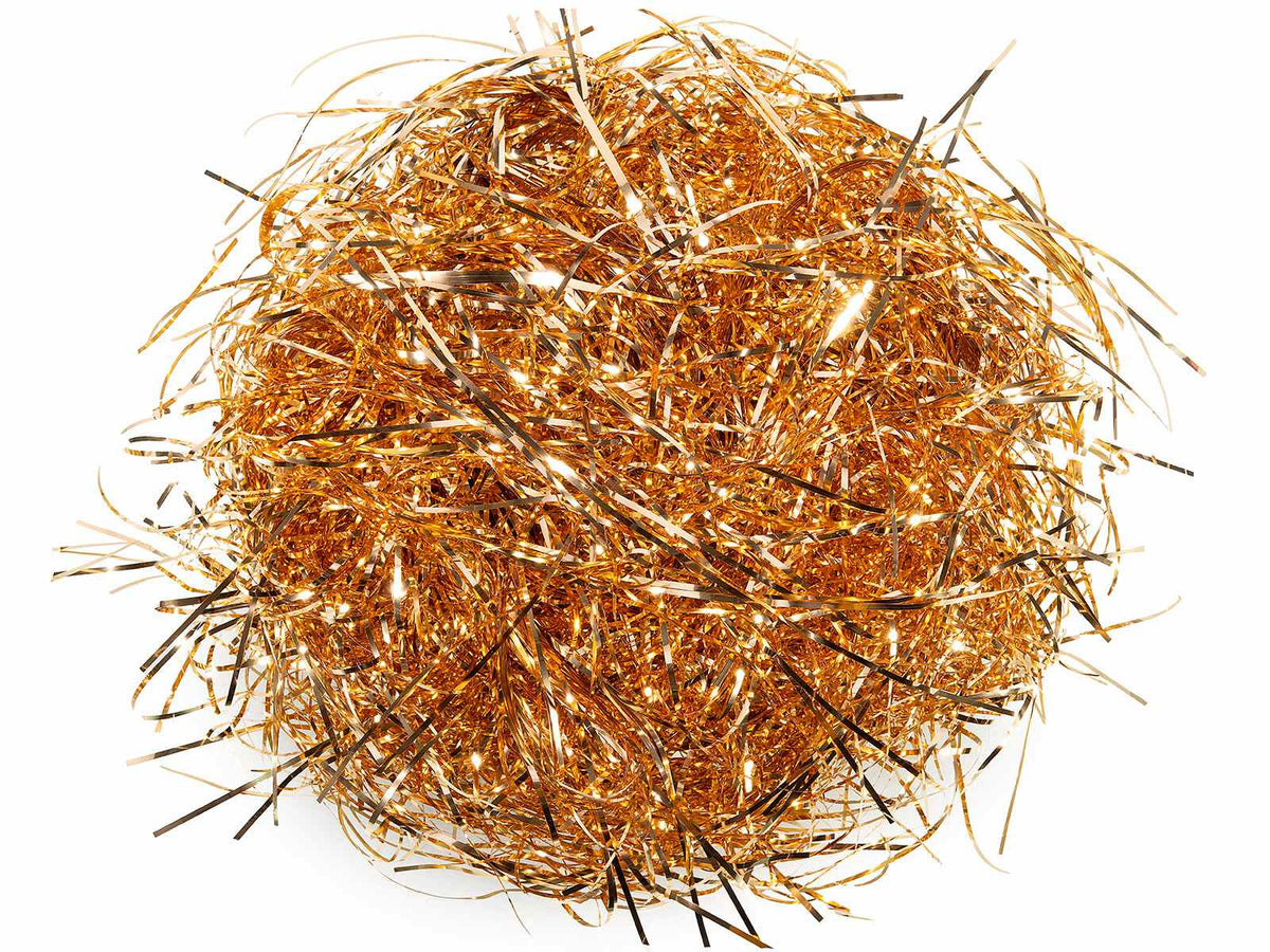 Filamenti decorativi in PET oro metallizzato in confezione da 1 kg, ideali, 1 Kg