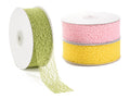 Nastri di rete colorata, set da 3 pezzi, mm 38 x 20 mt
